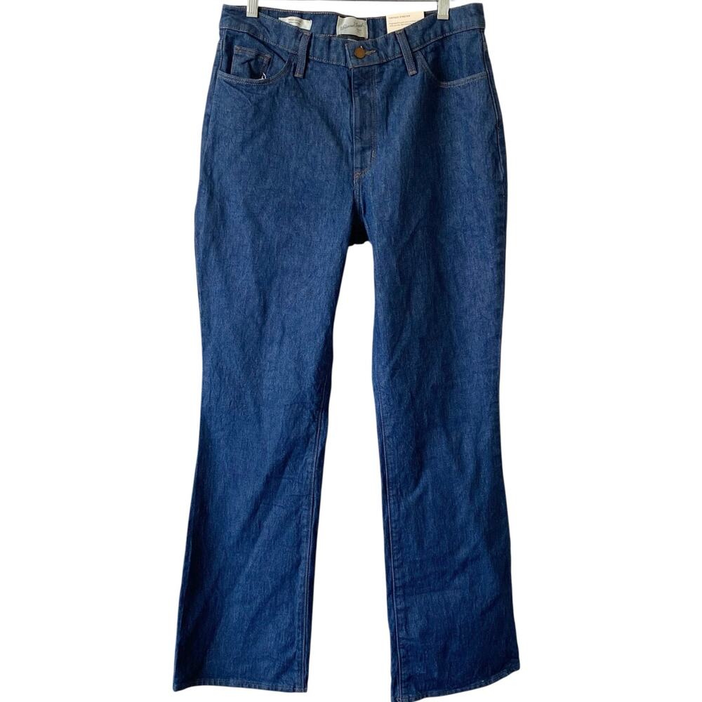 NEW UNIVERSAL THREAD Vintage Bootcut Jeans Dark Blue Wash Size 12 Stretch - Picture 2 of 6